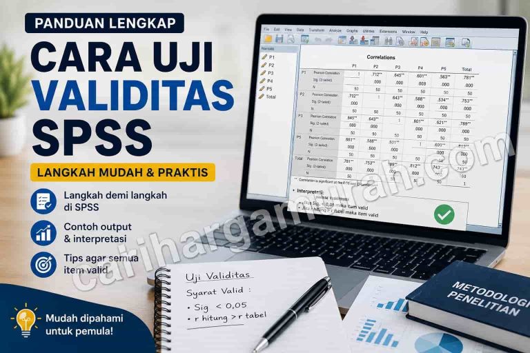 Cara Uji Validitas SPSS