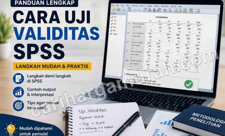 Cara Uji Validitas SPSS