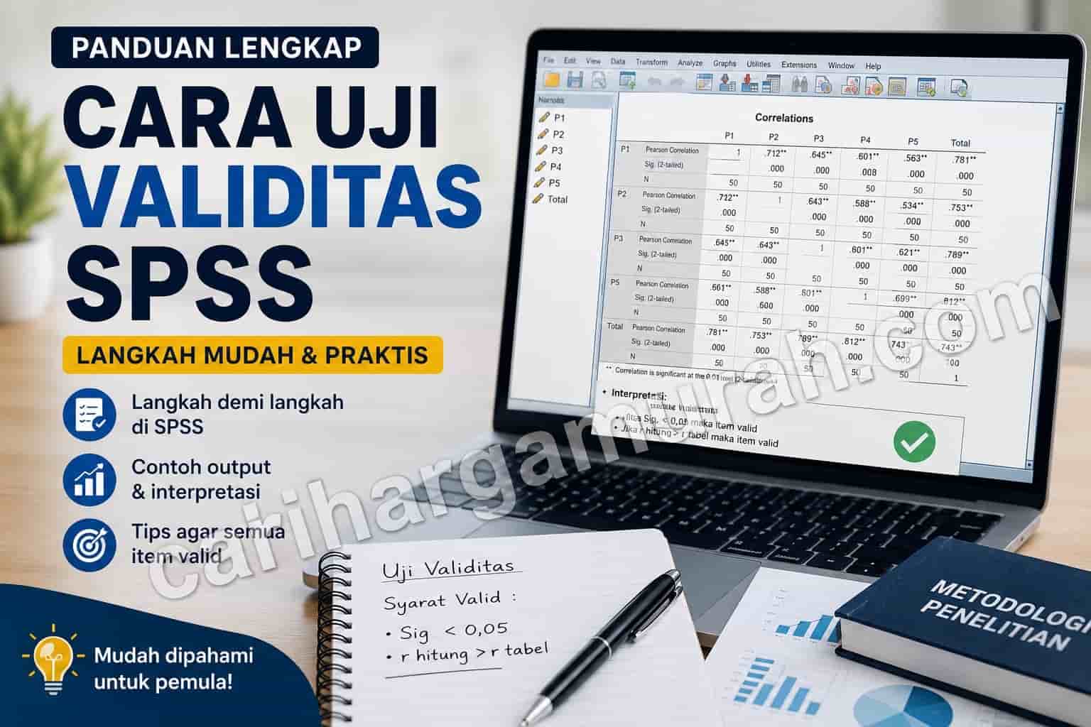 Cara Uji Validitas SPSS