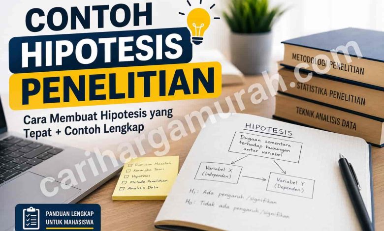 Contoh hipotesis penelitian