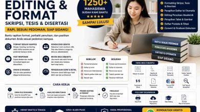 Jasa Editing dan Format Skripsi, Tesis & Disertasi