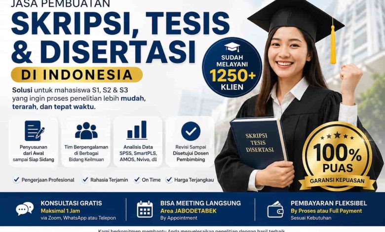 Jasa Pembuatan Skripsi, Tesis dan Disertasi