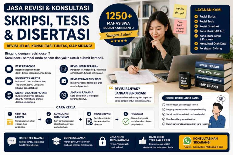 Jasa Revisi dan Konsultasi Skripsi, Tesis & Disertasi