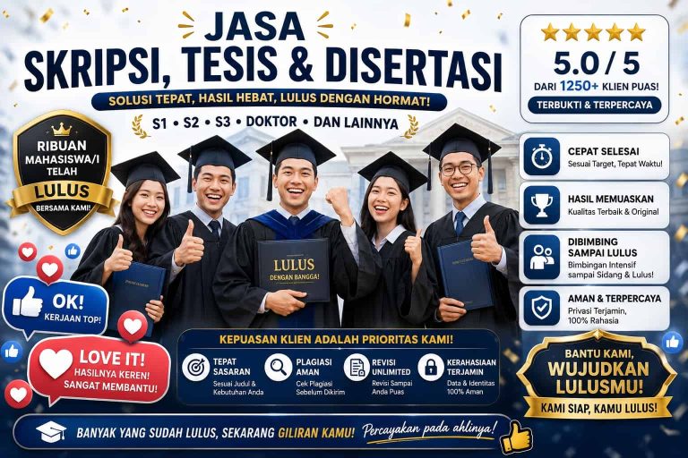 Jasa Skripsi Tesis dan Disertasi Indonesia