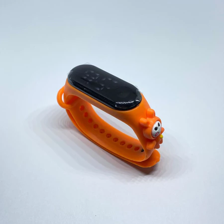 Jam Tangan Digital LED motif Orange Rabbit