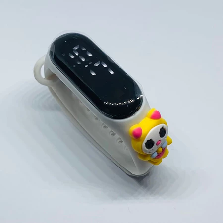 Jam Tangan Digital LED motif Putih Dorami