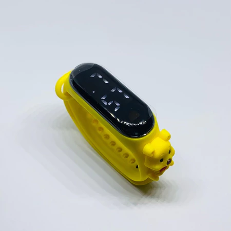 Jam Tangan Digital LED motif Yellow Poohh