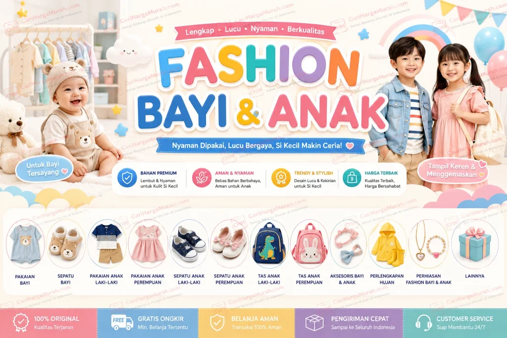 Kategori Fashion Bayi dan Anak di CariHargaMurah.com CHM