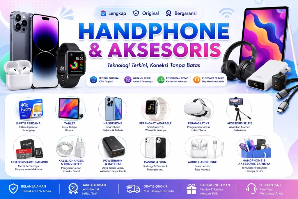 Kategori Handphone dan Aksesoris di CariHargaMurah.com CHM
