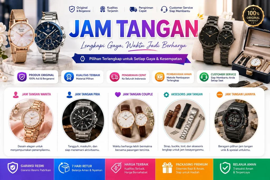 Kategori Jam Tangan di CariHargaMurah.com CHM