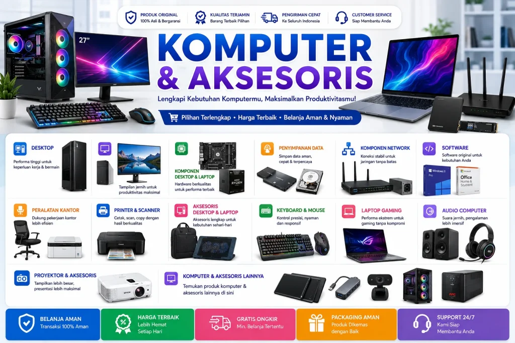 Kategori Komputer dan Aksesoris di CariHargaMurah.com CHM