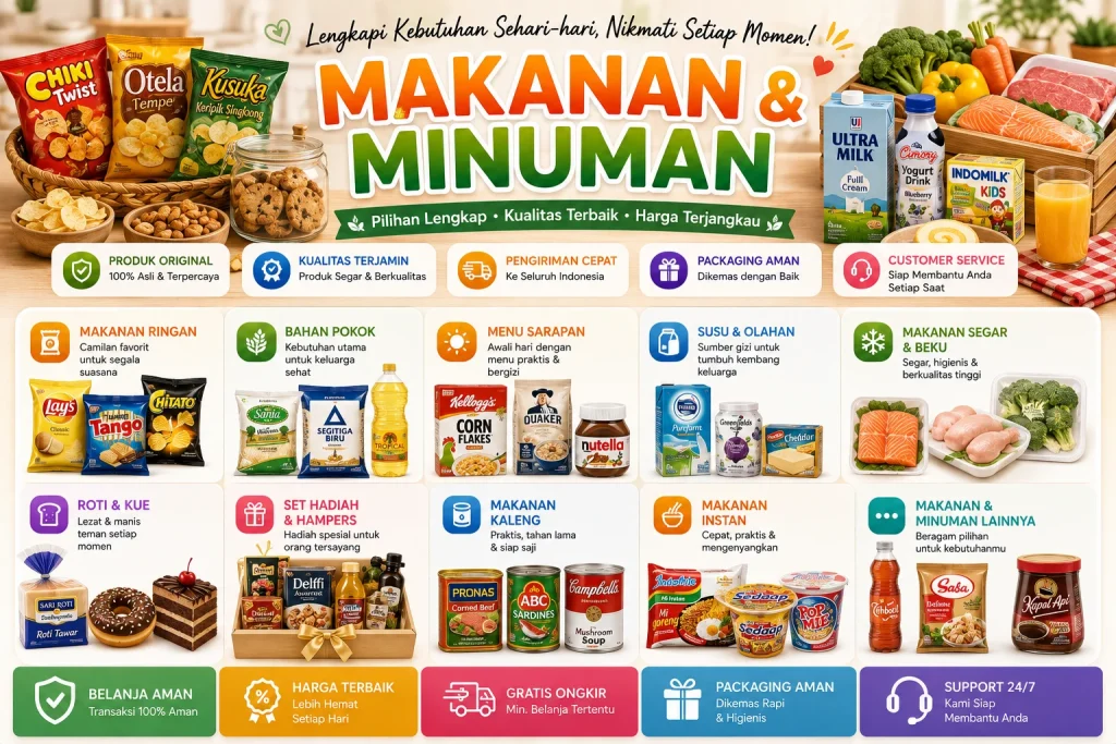 Kategori Makanan dan Minuman di CariHargaMurah.com CHM