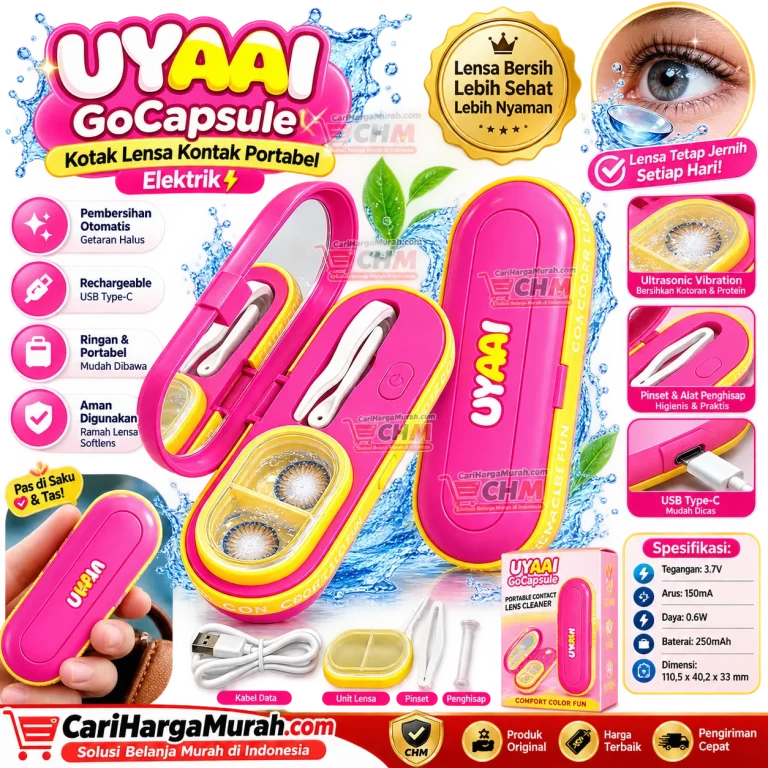 Mesin Pembersih Kontak Lensa Softlens USB Portabel