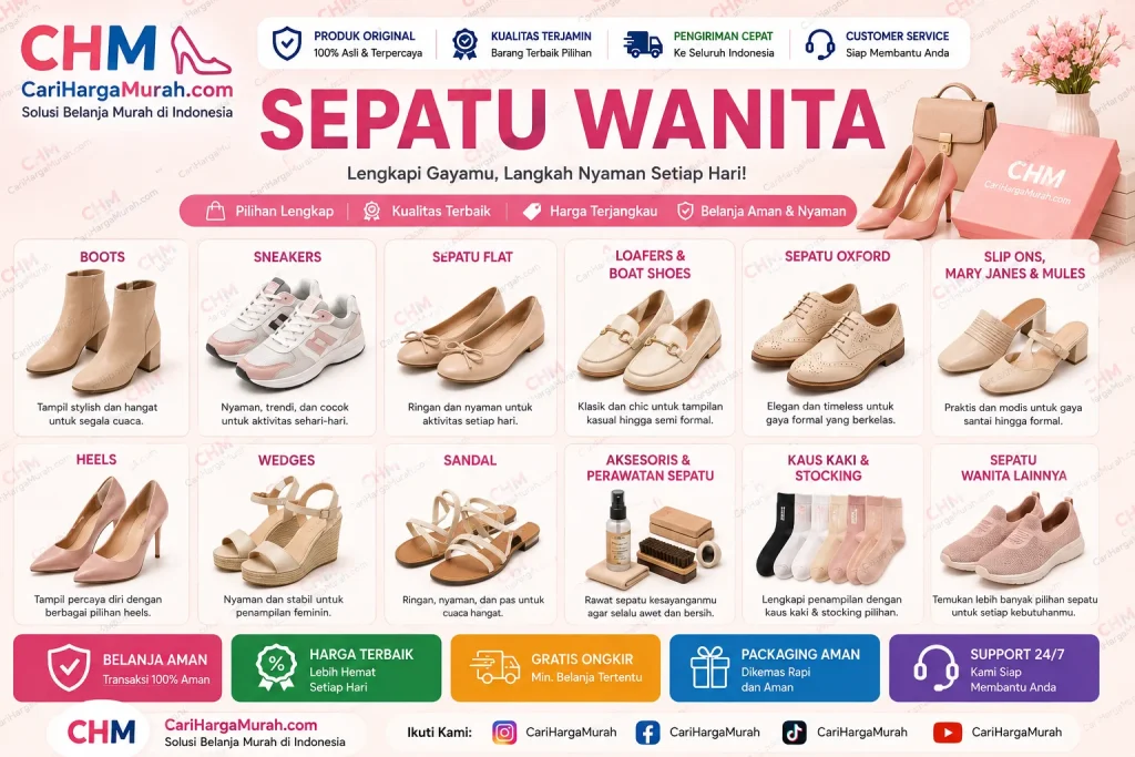 Kategori Sepatu Wanita di CariHargaMurah.com CHM