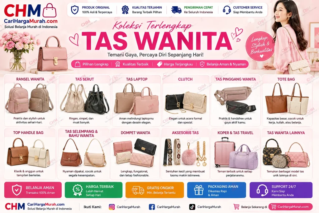 Kategori Tas Wanita di CariHargaMurah.com CHM